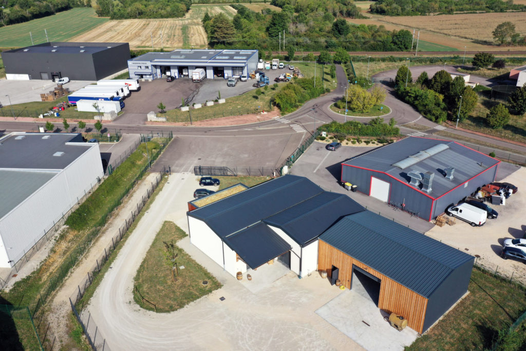 Vue aérienne zone