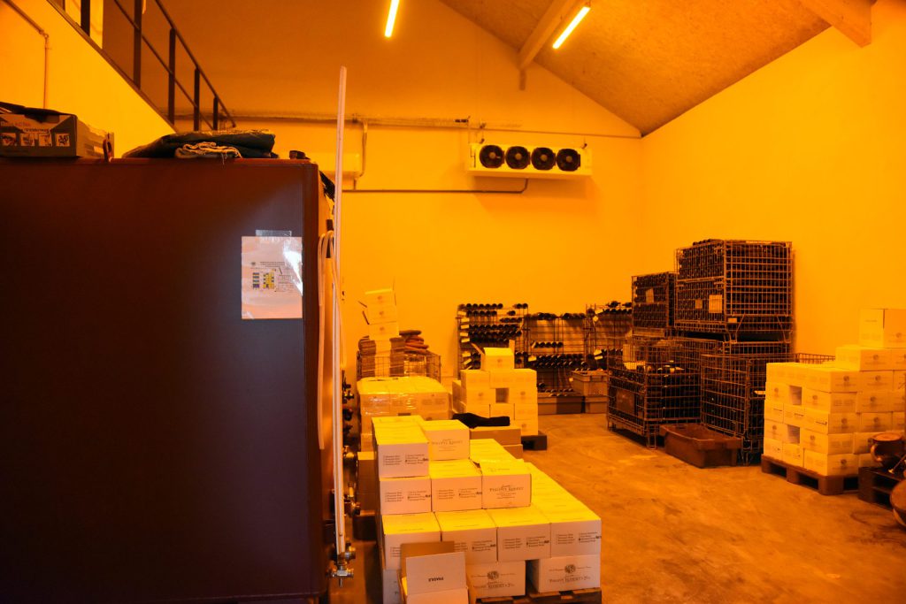 Stockage bouteilles - Domaine Robert